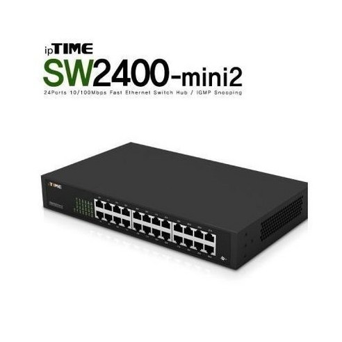 비투마켓/ ipTIME(아이피타임) SW2400-mini2 24포트 스위칭 허브, 상세내용표시