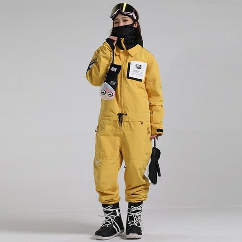 Gsousnow 스키복 보드복 상하세트, 추운 겨울을 위한 안정적인 보온성