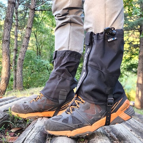 나스카 스포츠 숏 스패츠- 등산 골프 산행 야외활동 발목 토시 각반 발목토시, 오렌지