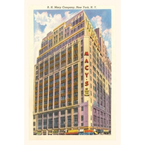 (영문도서) Vintage Journal Macy''s Building New York City Paperback, Found Image Press, English, 9781669508830