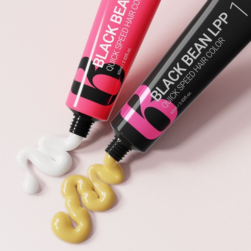 빠르고 쉬운 헤어 스타일링을 위한 셀리본 블랙빈 LPP 퀵스피드 헤어컬러