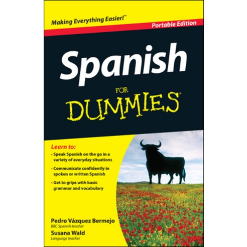 (영문도서) Spanish For Dummies Paperback, English, 9781119945604