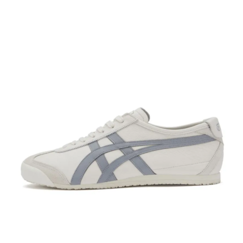 Onitsuka.Tiger 평저 편안하고 통풍이 잘 되는 로퍼 스니커즈 남녀 동형 그레이