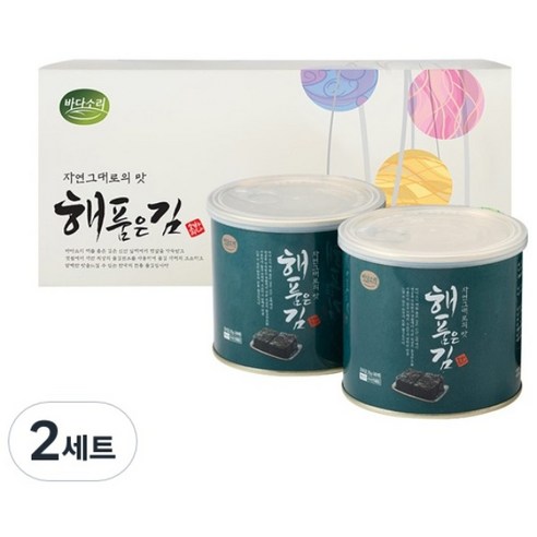 바다소리 해품은 김 22g x 2p 2호 선물 세트, 2세트