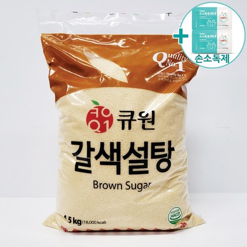 코스트코 큐원 갈색설탕 4.5KG + 더메이런손소독제, 단품, 단품