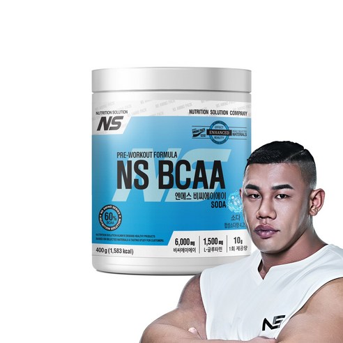 NS BCAA 아미노산 보충제 소다맛, 1개, 400g