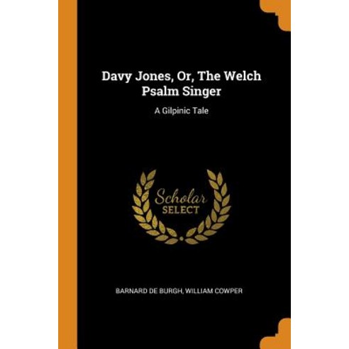 (영문도서) Davy Jones Or The Welch Psalm Singer: A Gilpinic Tale Paperback, Franklin Classics, English, 9780343430917