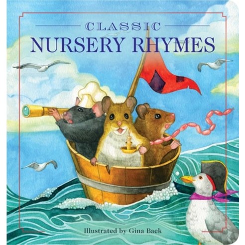 Classic Nursery Rhymes Oversized Padded Board Book Board Books, Applesauce Press