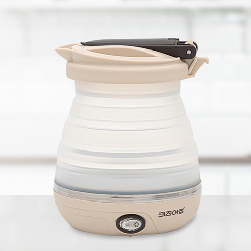 여행의 품격을 높이는 휴대성과 안전성을 갖춘 접이식 폴딩 전기포트!