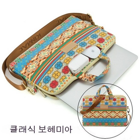 YJQ Kinmac-브랜드 메신저 핸드백 노트북 가방 13 14 15.6 인치 방수 남성 여성 여성 케이스 맥북 에어 프로 노트북 드롭 쇼핑, 13.3 inch, 색깔1