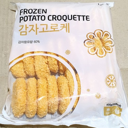 랜시푸드 감자고로케 30개입 900g 가정 식당 업소 식자재 식재료, 1개