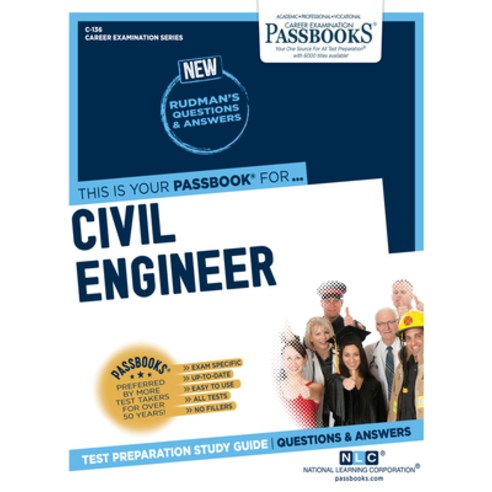 (영문도서) Civil Engineer 136 Paperback, Passbooks, English, 9781731801364