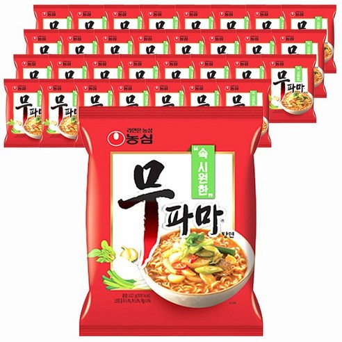 무파마탕면 122g, 32개