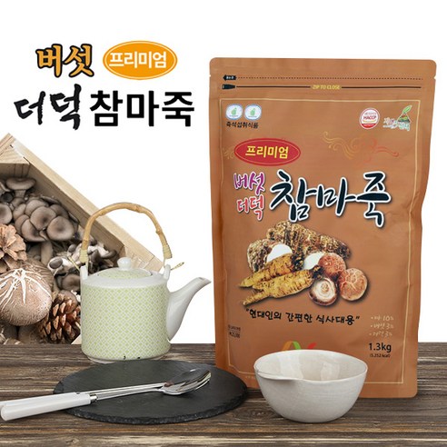 (주)엔초이스 프리미엄 버섯더덕 참마죽 1.3kg, 4개 더덕주