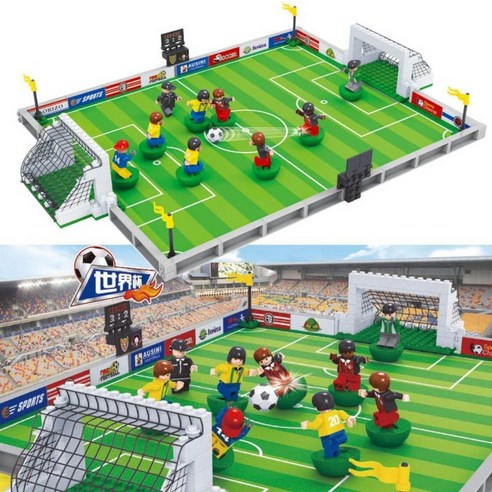 축구 게임 놀이 조립 블럭 블록 유치원 초등 학생 어린이 생일 선물 레고 스타일