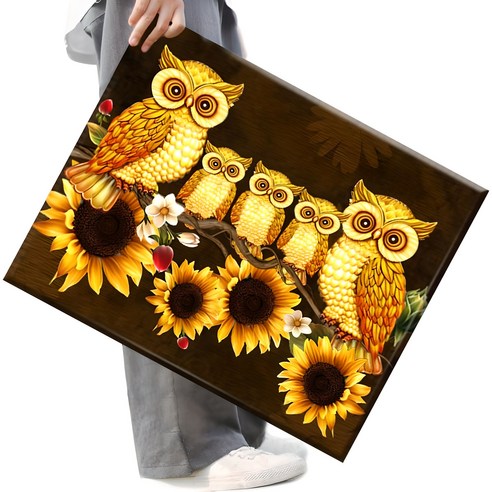 FASEN 액자 보석십자수 캔버스형 DIY 키트 40 x 50 cm, FAN03, 1세트