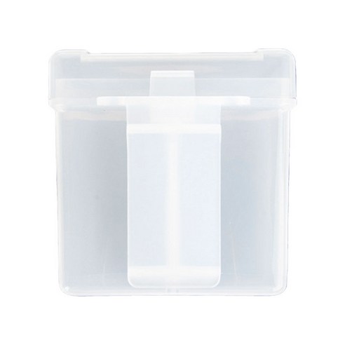 잉어 낚시 미끼 액세서리 구명 미끼 상자 벌레 보관 케이스, 10x9x6.5cm, 플라스틱, 분명한