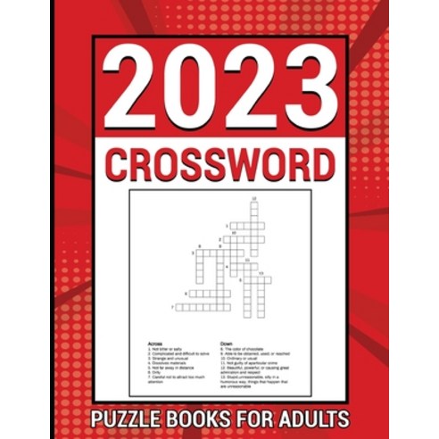 (영문도서) Crossword Puzzle Books for Adults: Crossword Puzzles that will Make Your Brain Work Out Paperback, Independently Published, English, 9798862268898