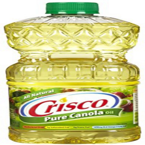 Crisco 크리스코 퓨어 카놀라 오일 40 플루이드 온스, Unflavored_40 Fl Oz, 없음, 1개