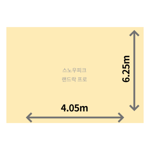 주문 제작 스노우피크 랜드락 프로 전용 PVC 그라운시트 방수포, PVC(브라운)