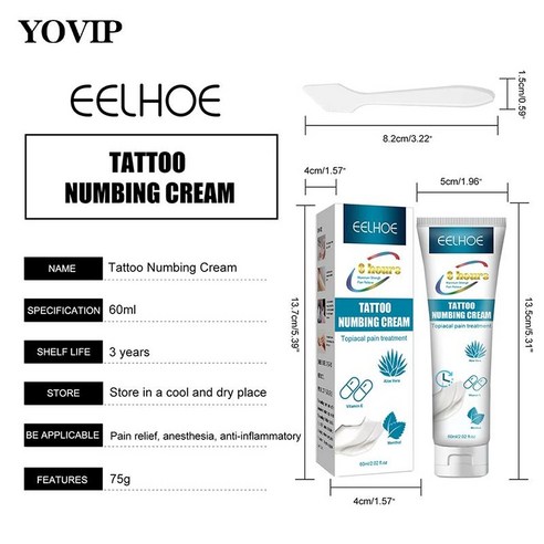 EELHOE 타투크림은 영구 문신과 무통 마취크림으로 편안한 타투 경험을 제공합니다.