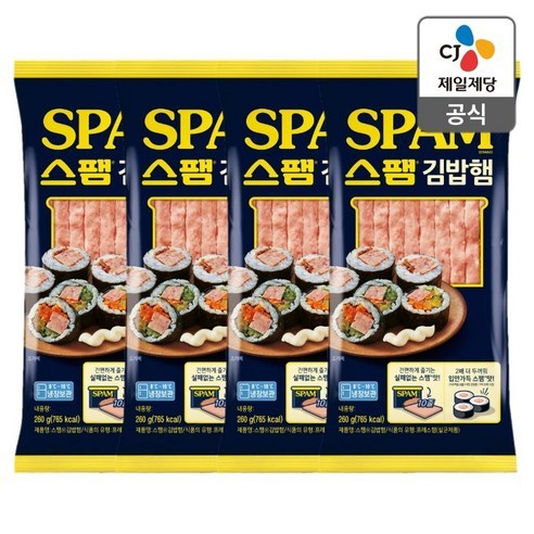 스팸 김밥햄 260g x 4개