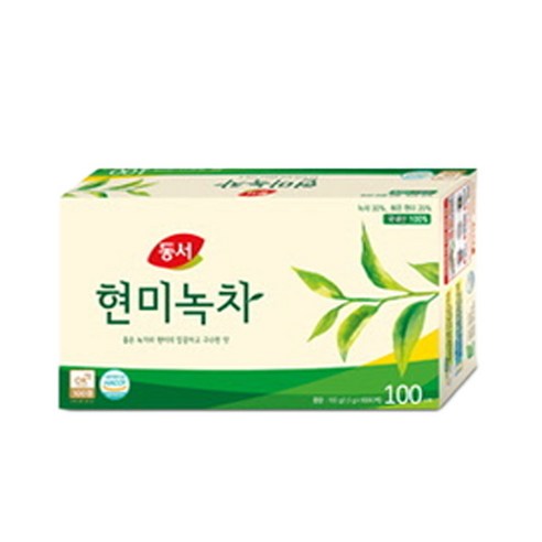 동서 현미녹차 티백, 1.5g, 100개입, 1개