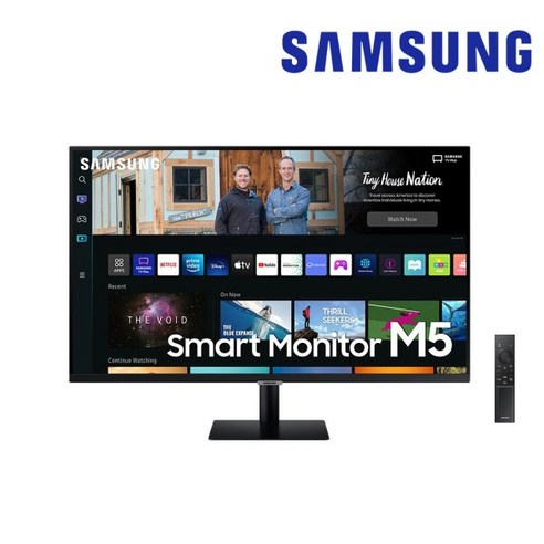 작업과 오락 모두를 위한 궁극적인 솔루션: 삼성전자 SMART M5 S32CM500 스마트TV 겸용 모니터