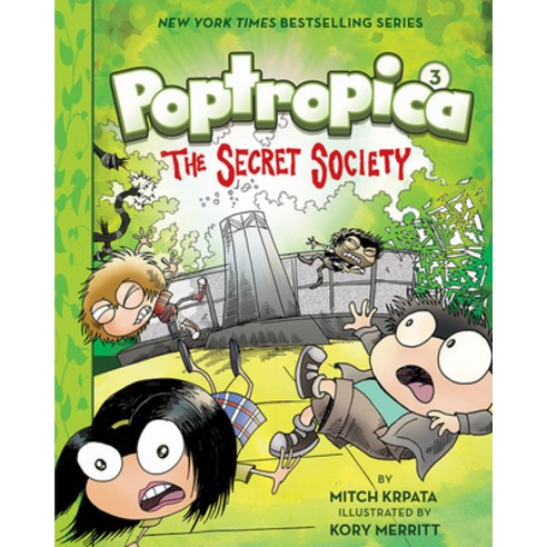 (영문도서) The Secret Society (Poptropica Book 3) Hardcover, Amulet Books, English, 9781419723117