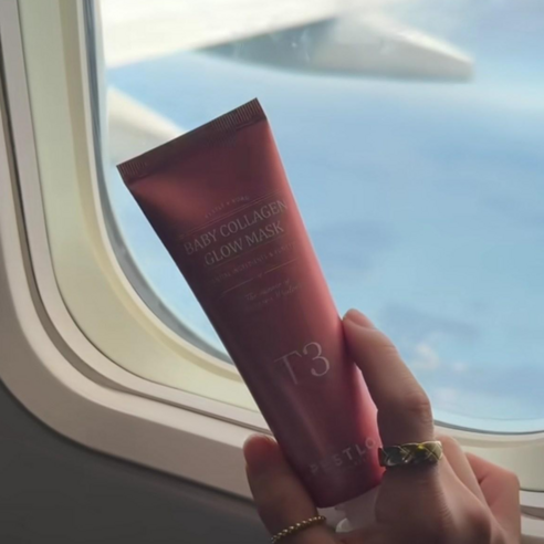 시간을 되돌리는 마법, PESTLO T3 베이비 콜라겐 글로우 마스크로 아기 피부를 되찾으세요.
