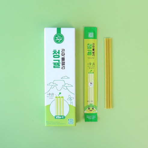 제주 청귤 곤약 롤젤리 8봉입 특산품 여행선물, 1개, 240g