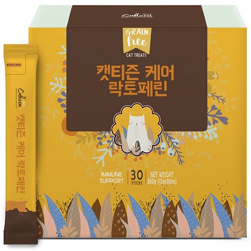 캣티즌 케어락토페린 12g x 30개 /고양이 구내염개선 고양이영양제, 단품, 360g, 1개