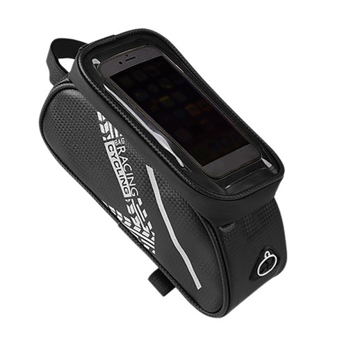 Xzante INBIKE 자전거 가방 방수 전면 상단 튜브 사이클링 터치 스크린 전화 MTB 액세서리, 검은 색