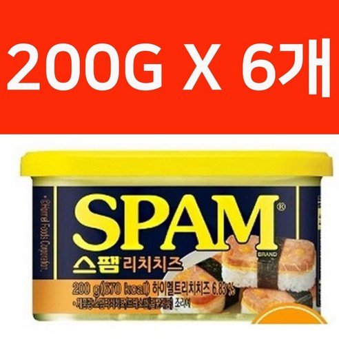 스팸 리치치즈 200G 햄과 치즈의 찰떡궁합, 24개