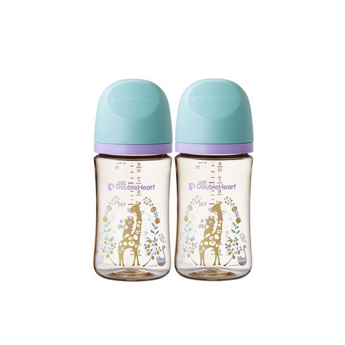 더블하트 모유실감 3세대 트윈팩 240ml 블루밍가든, 2개