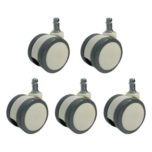 무소음 고급의자바퀴 C2 60mm 캐스터 브랜드호환 5개입, C2 60mm 화이트, 5개