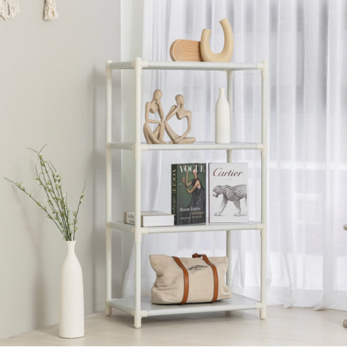 이케아 스타일 전자레인지대 선반으로 효율적인 주방 공간을 완성하세요.