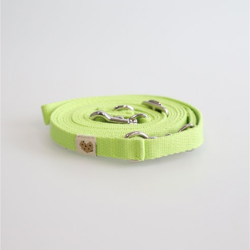 비브멍 new 젤라또 강아지 편안한 리드줄 4color, 20mm, 청포도(Green) 20mm