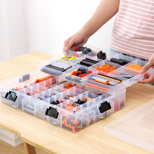 블록 장난감 정리함 1단