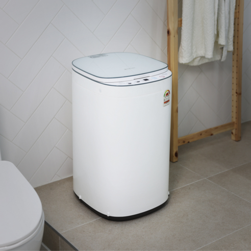 좁은 공간의 효율적인 선택: 니코 미니세탁기