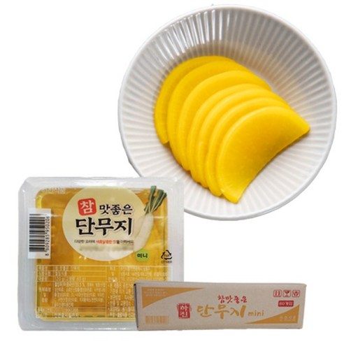 하진 미니 반달단무지 1박스 (120g x 60개입) – 참맛 좋은 꼬마단무지 하나미니단무지 하진 미니 반달단무지 1박스 (120g x 60개입) – 참맛 좋은 꼬마단무지 하나미니단무지