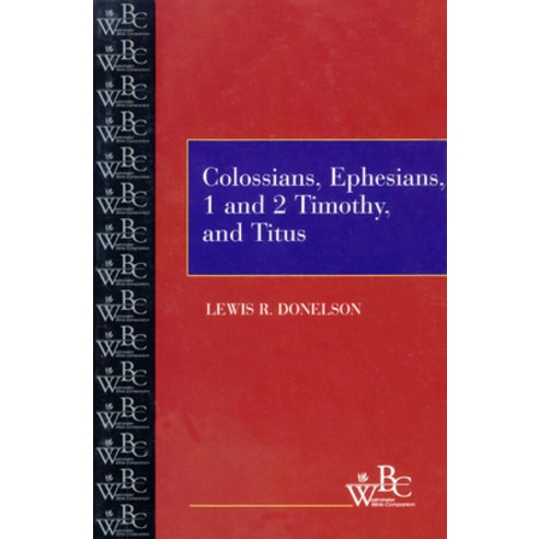 Colossians Paperback, Westminster John Knox Press