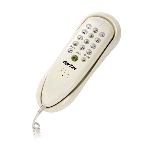 지앤텔 GS-696 연크림 벽걸이전화기 유선전화기