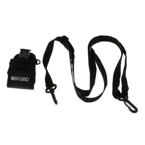 다기능 파우치 나일론 MSC-20D 양방향 라디오용 케이스 홀더, 블랙, 설명