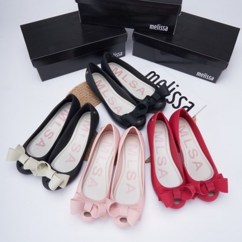 멜리사 우먼 썬 다운타운 플랫폼 샌들 화이트 멜리사샌들 13 Melissa 멜리사 토오픈 리본 여성 단화 젤리 향기 신발 비치 슈즈