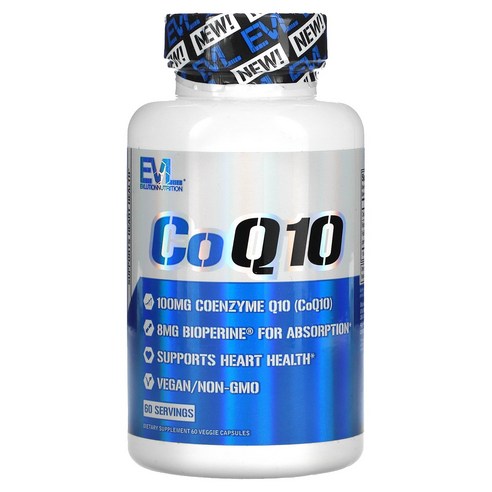 이보루션 뉴트리션 뉴트리션 CoQ10 코큐텐 100mg 비건 캡슐 60정, 2kg, 1개