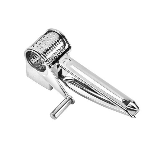 Hand-cranked Cheese Grater Multi-functional Vegetable Chocolate Carrot Stainless Steel Rotary Ginger, a, 프랑스