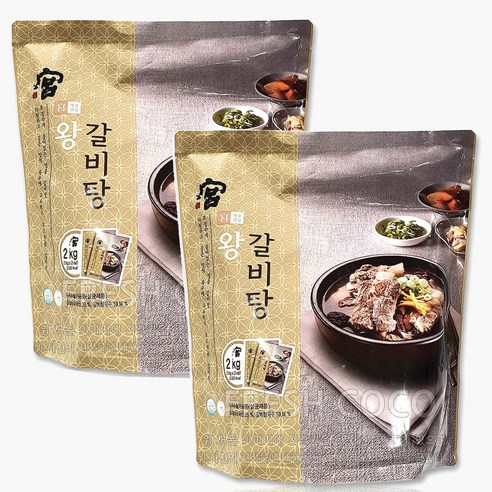 코스트코 궁 왕갈비탕2kg(1kg X 2입) X 2봉 아이스포장무료, 2개, 1kg