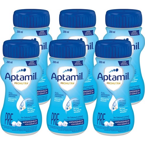 압타밀 액상 분유 프레 단계 휴대용 200ml × 4개, 개당 용량 × 총 수량 섬네일