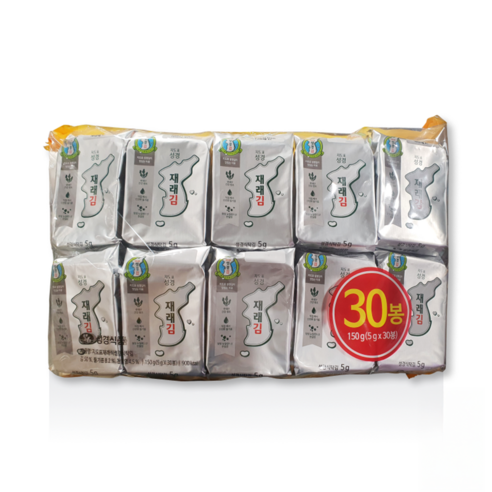 5초 만에 완성되는 든든한 혼밥, 지도표 성경재래식탁김